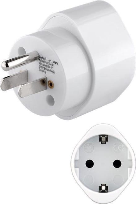 Goobay Reisadapter Europa naar USA/Japan, wit