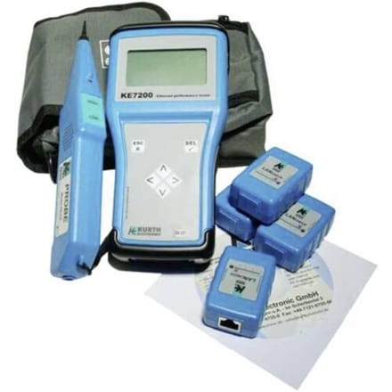 Kurth Electronic KE7200 PRO Kit Netwerktester Doorgang, Indentificatie, Lijnvolging, Polariteit, Onderbreking