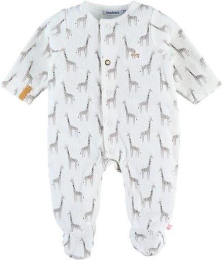 noukie's , pyjama , gebroken wit , giraf , 3 maand 62