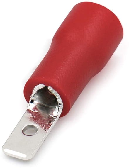 Dailygoody - Male Disconnects - Kabelklemmen - Rood - Vinyl