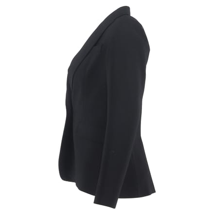 Joseph Enkele Knoop Blazer in Zwarte Polyester