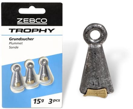 Zebco Trophy Plummet (3 pcs) - Maat : 15g