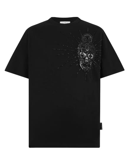 Round Neck T-Shirt Skull Stones