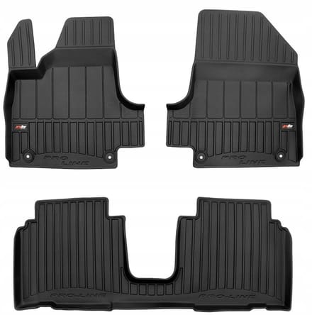 FROGUM 3D – Rubber automatten – Perfecte pasvorm – Hoge beschermrand – Geurloos (Hyundai)