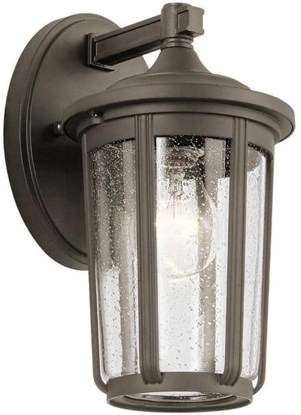 Kichler LED Wand Buitenlamp Fairfield | 1X E27 Max 60W | IP44 | Dimbaar | Olde Bronze