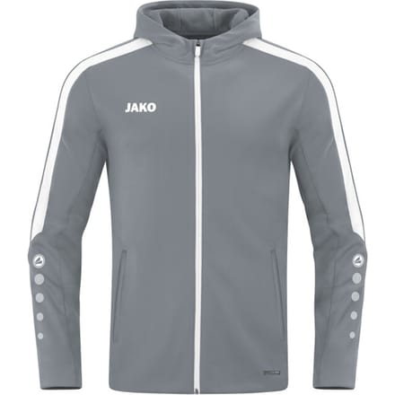 Jako Power Jas Met Kap Dames - Steengrijs | Maat: 38