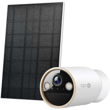 TP-LINK Tapo Solar Beveiligingscamera Kit - Draadloze Buiten Camera C460 met Zonnepaneel A201 voor Continue Voeding