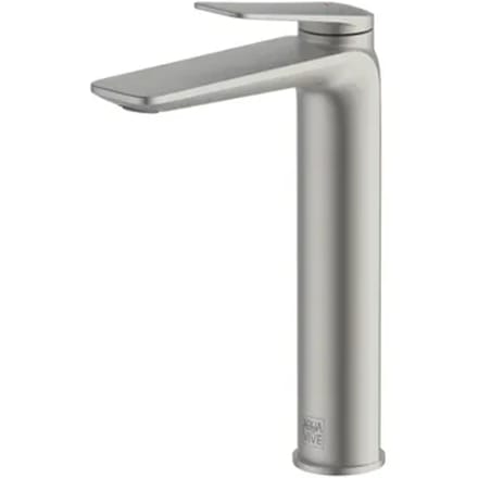 Aquavive Wastafelmengkraan Senio - Hoge Uitloop - Rvs - 25,3cm