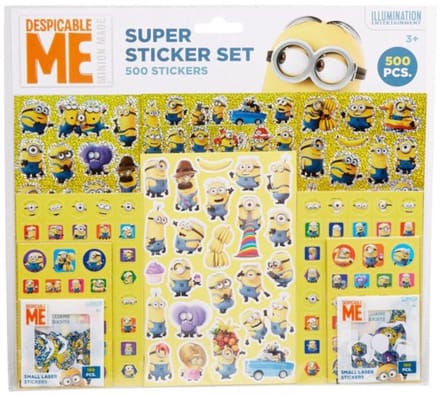 Minions sticker set - 500 stuks