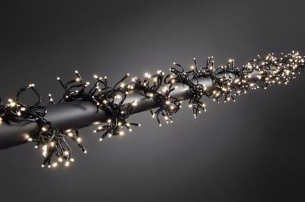 Konstsmide 3864 - Snoerverlichting - 1152 lamps LED cluster - speedcontroller - 860 cm - 24V - voor buiten - warmwit
