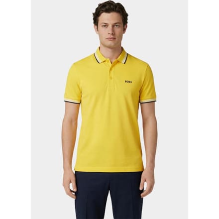 BOSS Green Polo korte mouw Geel Paddy 10241663 01 50469055/739
