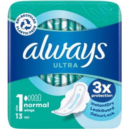 Always Ultra Normal Plus Maat 1 - 13 stuks
