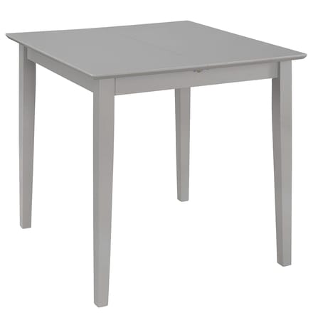 vidaXL - Eettafel - verlengbaar - (80-120)x80x74 - cm - MDF - grijs