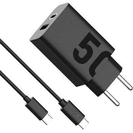 Motorola MOM000072 USB-oplader 50 W 1x USB-A, 1x USB-C USB PD, QC 3.0 Zwart USB Power Delivery (USB-PD)