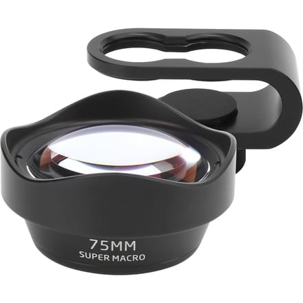 75mm Mobiele Telefoon Camera Macro Lens Externe Asferische Macro Lens voor TelefoonsIOS Pad black
