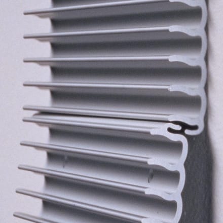 Cd rek - Coolrib - Aluminium - voor 20 cd's - 27,5 x 16,5 cm x 1 cm