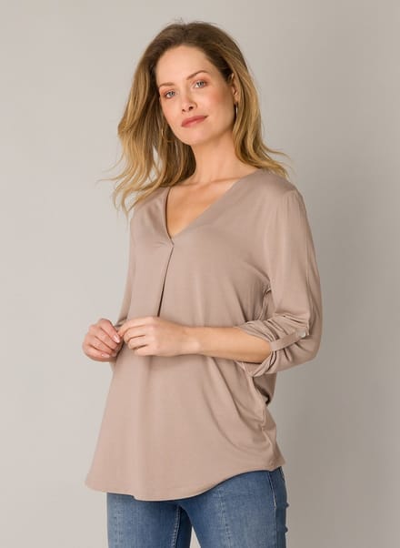 ES&SY Kristel Top - Taupe - maat 44