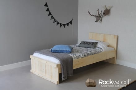 Rockwood® Tienerbed Michael met lattenbodemnaturel onbehandeld