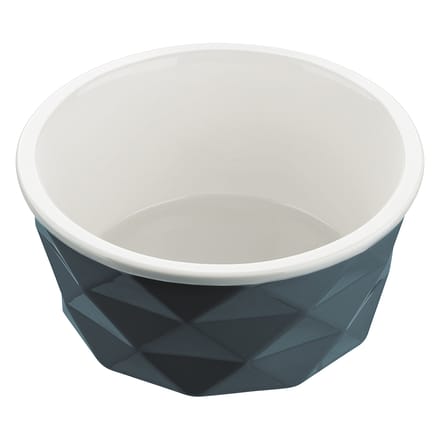 HUNTER Keramieken Voerbak Eiby, blauw 550ml, Ø13cm Hond