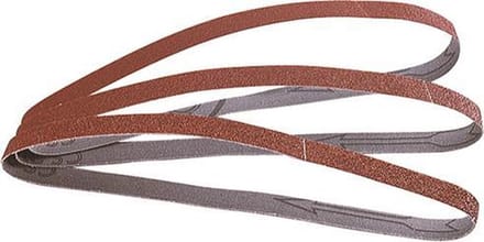 Wolfcraft 1869000 Schuurbandset Korrelgrootte (num) 40, 80, 120 (l x b) 457 mm x 13 mm 3 stuk(s)