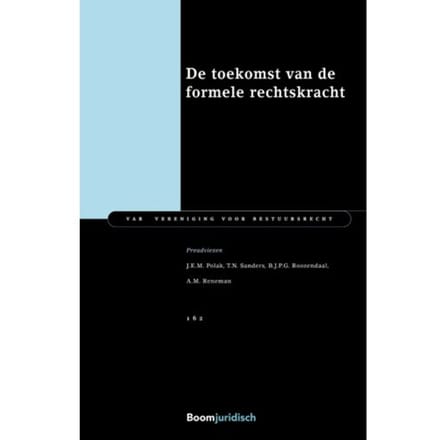 De Toekomst Van De Formele Rechtskracht - Var-Reeks - J.E.M. Polak