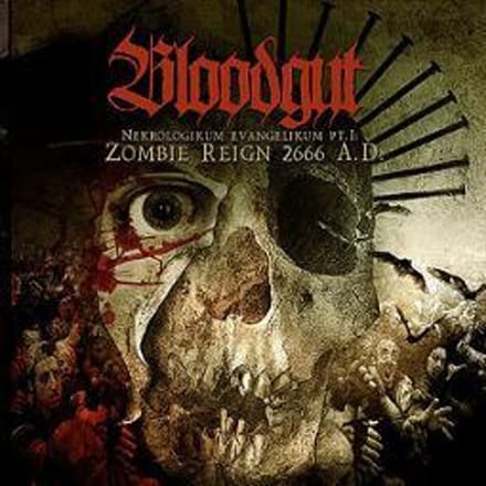CD BLOODGUT - Nekrologikum Evangelikum Deel 1: Zomb VIC037CD VIC Records 2010 Nederland Rock Gebruikt
