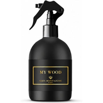Kaarsen, diffusers Gris Montaigne Textielspray My Wood