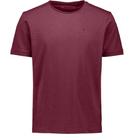No Excess T-shirt Crewneck Slub Dark Wine Size: L | Basic T-Shirts Outlet | Heren |