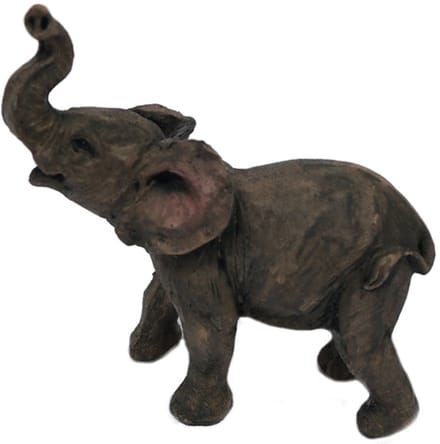 PIA Soft Toys - Olifant - 9.5 cm - Plastic