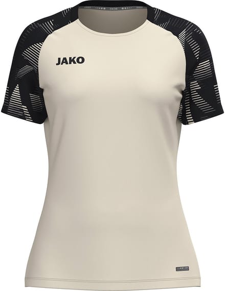 Jako Sonic T-Shirt Dames - Off White / Zwart | Maat: 34/36