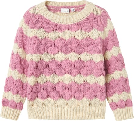 Name it trui meisjes - roze - NMFnebib - maat 92