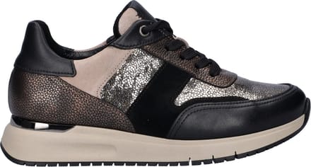 Gabor Comfort Optifit dames sneaker - Zwart multi