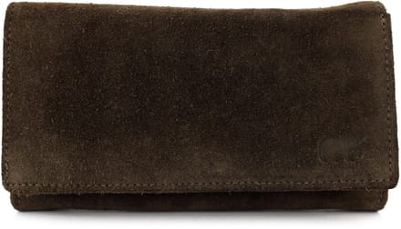 Bear Design Sweety XL Suede Leren Overslagportemonnee - Bruin