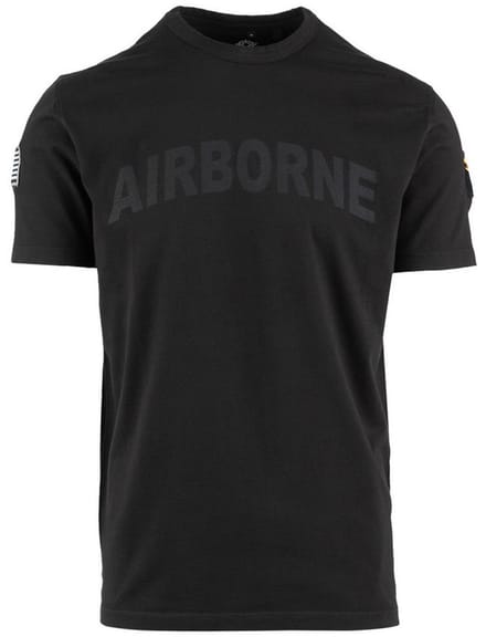 Fostex T-shirt 101st Airborne Heavy Zwart M