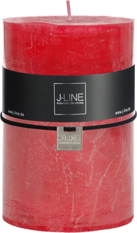 J-Line cilinderkaars - fuchsia - extra large - 95U - 6 stuks