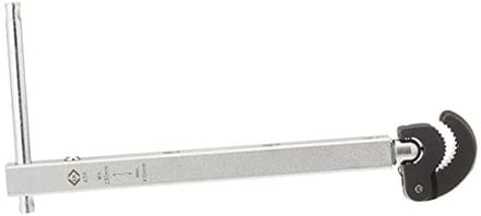 Verstelbare Wastafelsleutel 275-460 mm met T-handgreep en Draaibare Kop