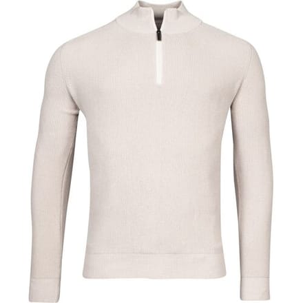 Thomas Maine Trui Half Zip Allover Half Cardigan Knit Kitt / male