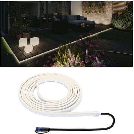 Paulmann Stripe Smooth 94680 Verlichtingssysteem Plug&Shine LED-strip LED 26 W Warmwit Zwart