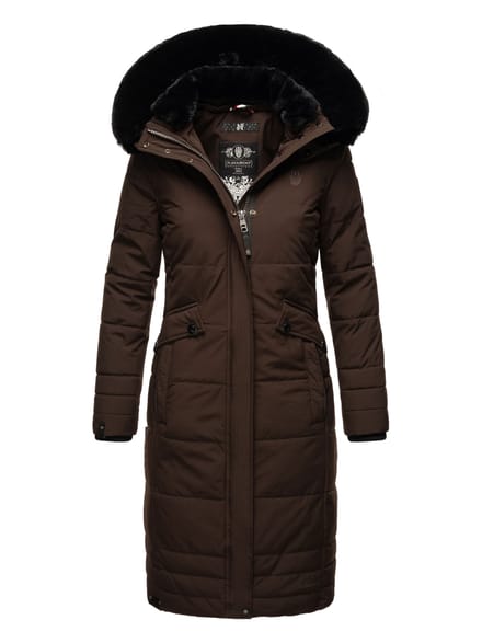 Navahoo Dames Winterjas Fahmiyaa – Lang, Warm & Functioneel met Capuchon