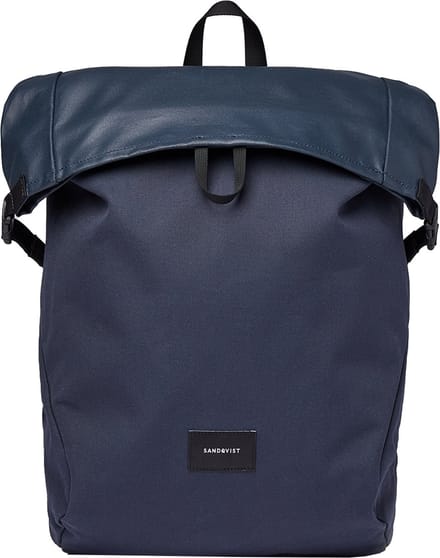 Sandqvist Alfred Backpack navy with black webbing