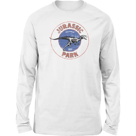 Jurassic Park Jurassic Target Unisex Long Sleeved T-Shirt - Wit - L