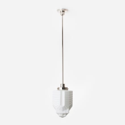 Hanglamp ''Chrysler'' 20's Nikkel - Art Deco Trade