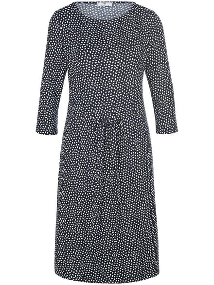 Jersey jurk 3/4-mouwen Van Peter Hahn blauw