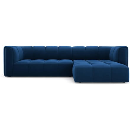 Hoekbank Francesca velvet rechts 3-zits | Milo Casa