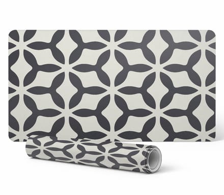 Moderne geometrische bloemenpatroon bureaumat 100x50 cm