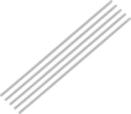 5 Stuks Draadstangen M6 x 400 mm RVS 304 Rechte Schroefdraad voor Montage