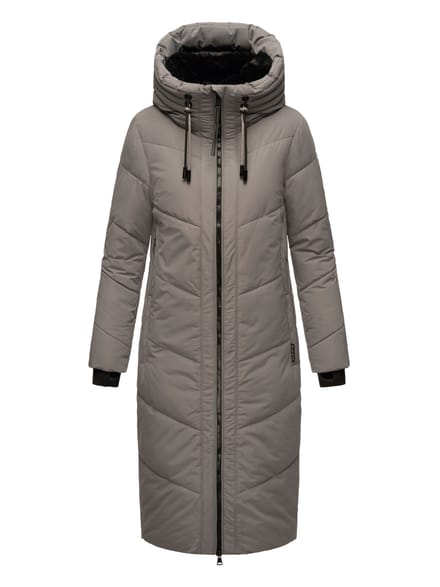 Marikoo Nadaree dames winterjas – lang, warm & met capuchon