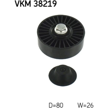 Spanrol/geleiderpoelie, V-riem SKF VKM 38219