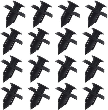 Dailygoody - Auto Bumper Retainer Clips - 50 Stuks - Nylon - Zwart