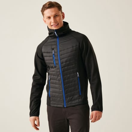 Gevulde Jas Hiking Heren Nagate Hybrid Jacket